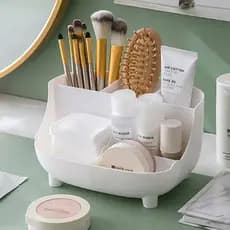 Organizador de Mesa Multiuso Porta Canetas Lápis Maquiagem Escritório Maquiagem Skin Caree Estudo