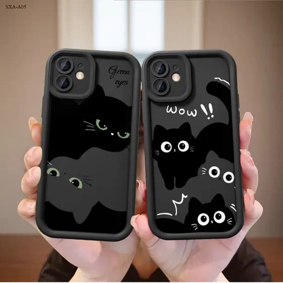 Capinha Para Samsung A06 A15 A14 A03 A35 A12 A32 A13 A55 A05 A05S A23 A16 A54 A56 Core 4G 5G Preto Capa TY5557