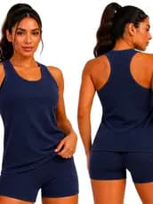 Blusa Regata Feminina Academia Fitness Confortável Tecido Premium P GG