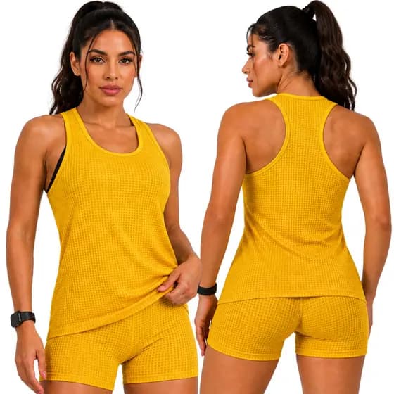 Regata Feminina Fitness Tecido Fresco Academia Caminhada P ao GG Confortável