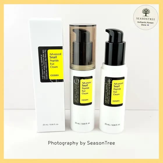 [COSRX] Advanced Snail Peptide Eye Cream 25ml / Creme para os Olhos / Hidratação / Iluminação / Firmeza