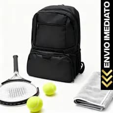 Mochila Esportiva Tênis 30L Premium Reforçada Divisória Raquete Profissional Academia Viagem Luxo
