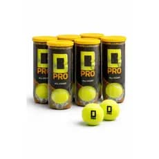 Bola de Tênis Profissional All Court Kit 6 Tubos 18 Bolas Alta Performance