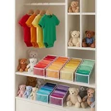 Colmeias Organizadora Transparentes Branca P Gavetas, Closet