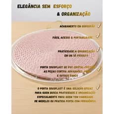ORGANIZADOR PROTETOR SOUSPLAST COM DIÂMETRO DE 30 CM INTEITO DE PLÁSTICO