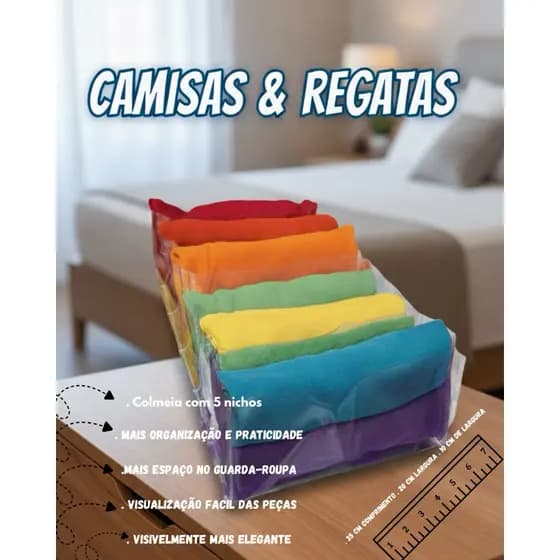 colmeia organizadoras 06 nichos tamanho M
