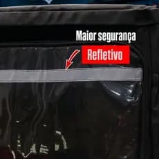 Mochila/Bag Impermeável Térmica Entrega Motoboy Delivery 80 litros prende no Baú PROMOÇÃO