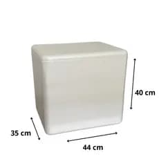 Caixa de isopor 45 litros para mochila bag motoboy