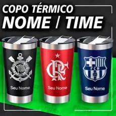 Copo Térmico Personalizado Time Futebol