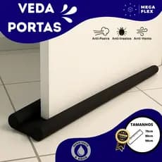Veda-Porta 70cm Impermeável Protetor de Porta Rolinho barra inseto e pó Apartamento Casa Chácara