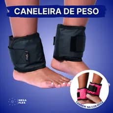 Kit Par Tornozeleira Peso  500g 1Kg 2Kg 3Kg 4Kg 5Kg 6Kg Caneleira Preto Rosa Ajustável Academia