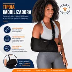 Tipoia Imobilizadora Braço Direito Esquerdo Descanço Bilateral Flex Mouve Expedição