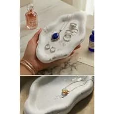 Porta Joias Nuvem Bandeja Decorativa Minimalista Pinterest para Skincare e Acessórios