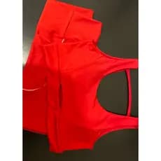 Conjunto Fitness Feminino Top e Short Cós Alto Academia