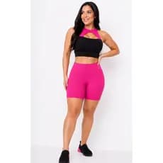 CONJUNTO PARA TREINAR SHORT + TOP COM BOJO