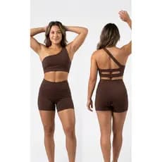Conjunto Short + Top com decote Lateral