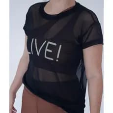 Camisa de Tule para treino