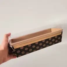 Forma bolo Inglês Papel Forneável Fiori 750g Forma Retangular Grande Embalagem para Bolo Caseirinho