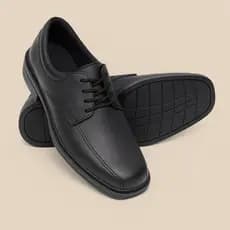 Sapato Masculino para Uniforme Trabalho Motorista Mocassim Couro