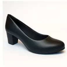 Sapato Feminino Scarpin Beira Rio Salto Grosso Confortável