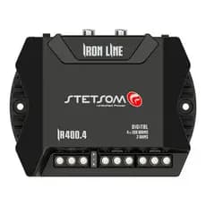 Stetsom Modulo Amplificador 400x4 400w Digital 4k Bass Boost 14db Em 45hz Iron Line 2 Ohms Stereo Entrada Rca