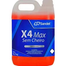 Desengraxante Automotivo X4 Max Sandet Solupan 5l