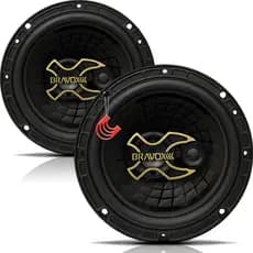 Auto Falante Triaxial Bravox 6 Polegadas B3x60 Gold 100wrms