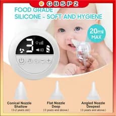 Aspirador Nasal Elétrico Para Bebê Remove Muco Rápido Possui 9 modos ajustáveis Pronta Entrega