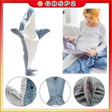 Saco De Dormir Tubarão Desenho Animado Cobertor Pijama