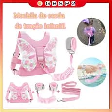 Coleira Infantil Mochila Guia De Segurança Anti Perda Cinta iBoa Presentes