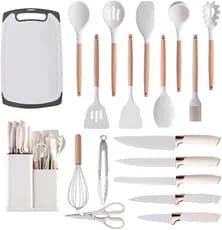 Conjunto de Utensílios de Cozinha Completo - 19 Peças