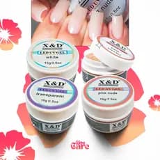 Gel LED UV X&D 15g Construtor para Alongamento de Unhas – Secagem Rápida, Alta Resistência