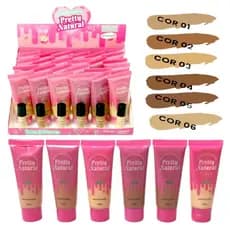Base Líquida Lua&neve Pretty Natural Alta Cobertura Efeito Natural Longa Duração
