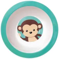 Pratinho Infantil Bowl Baby Animal Fun Macaco Buba