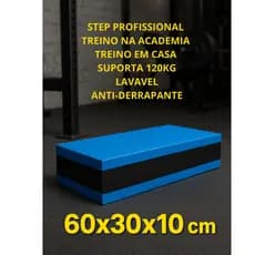 Step em Eva 60x30x10cm de alta qualidade academia Fitness - Impacto Ioga Crossfit  Treino em cas