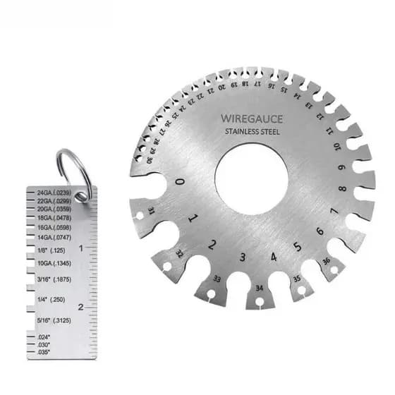 Medidor de Fio AWG SWG 0-36 Ferramenta de Soldagem para Inspeção de Espessura