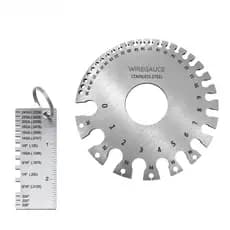Medidor de Fio AWG SWG 0-36 Ferramenta de Soldagem para Inspeção de Espessura