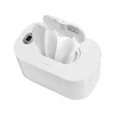 Aquecedor de Lenços Umedecidos para Bebês com Tela Eletrônica, Dispensador de Grande Capacidade, Alimentado por USB