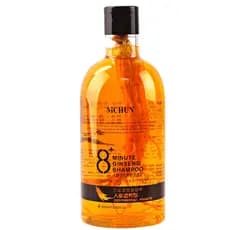 Cuidados com os cabelos Óleo de Silicone Shampoo nutritivo de ervas Ginseng Shampoo para remoção de pelos Controle de ól