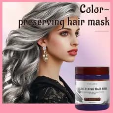 Tingimento de cor de cabelo longo após desbotamento filme cor complementar bloqueio de cor cor extensão de cabelo máscar