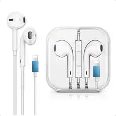 Fone Ouvido Com Fio Compatível Com Ipad iPhone 7 8 Xr 11 12 13 14 Pro Max Cabo lightning Com Microfone
