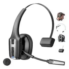 Fone de ouvido Bluetooth mãos-livres para uso em call centers
