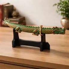Enfeite Adaga Dragão 30cm. Com Suporte.