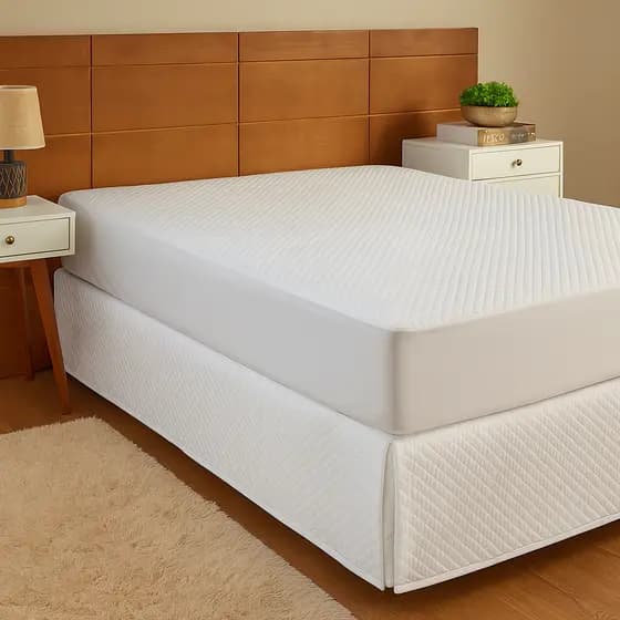 Protetor de Colchão Casal Impermeável Matelado 1,90x1,40cm com Elástico Laterais