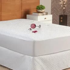 Protetor de Colchão Queen Impermeável Matelado 2,00x1,60cm com Elástico Laterais