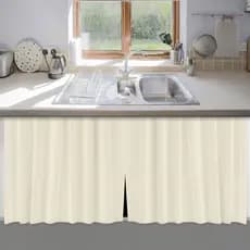 Cortina para Pia Cozinha 138x80cm 100% PVC Antimofo Resistente Decoração e Praticidade