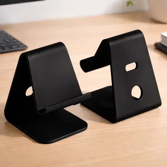 Suporte Celular Escritório De Mesa Universal Entrada Carregador Antiderrapante Protege e Segura
