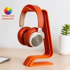 Suporte Criativo para Headset – Modelo Tsunami Exclusivo 3D Roaz Creative