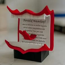 Carta Berrador Harry Potter Howler Falante Decorativo Presente Geek Colecionável Presente