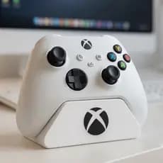 Suporte Controle Xbox Series X S One Porta Controle Gamer Organizador de Mesa Compatível Todos Modelos Organiza Decora